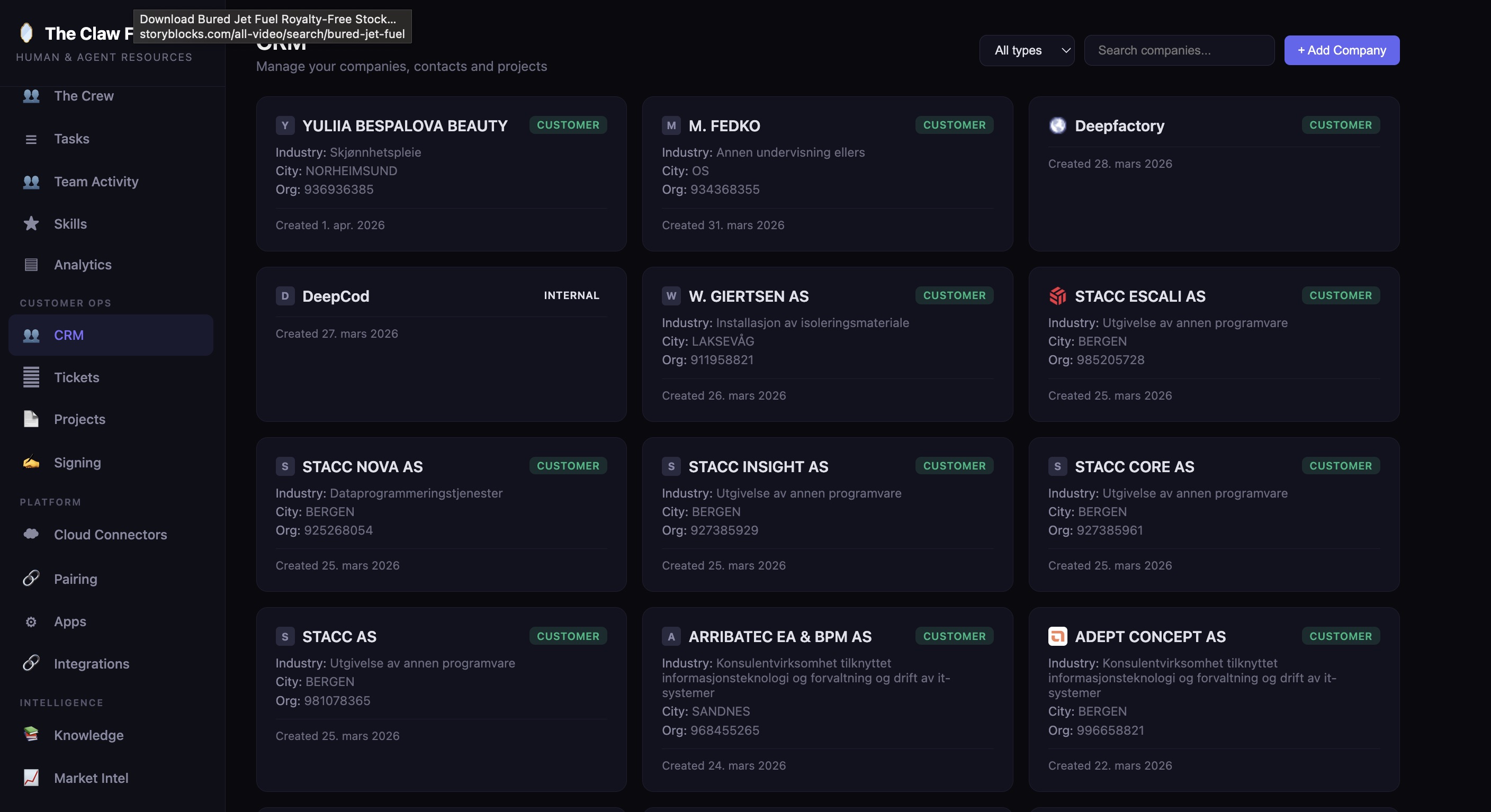 CRM Overview